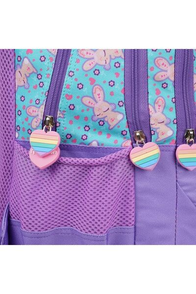 Relaxion 1350 Primary School Nutrition Backpack - Rabbit Purple