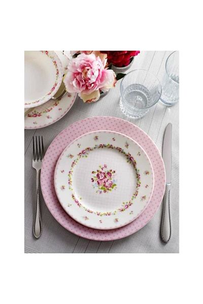 Pierre Cardin Dora Pink 49 Piece Breakfast Set