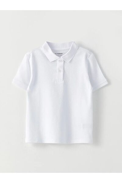LC Waikiki Tricou din 2 piese, 100% bumbac, guler polo, pentru fete și băieți, potrivit pentru școală