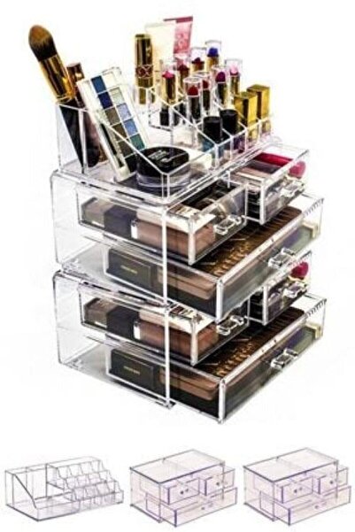 Miami Home Set organizatora šminke - beli