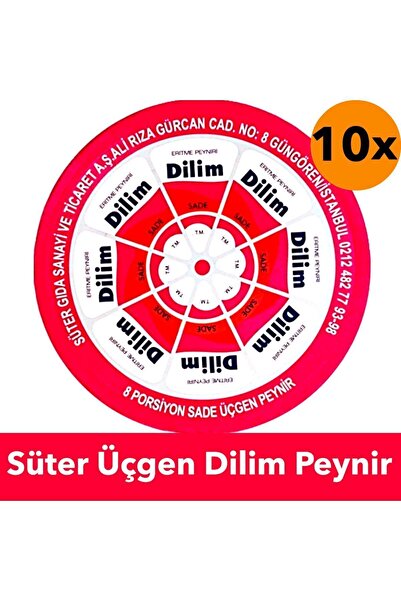 Genel Markalar Dilim Peynir 15 Gr 80 Adet