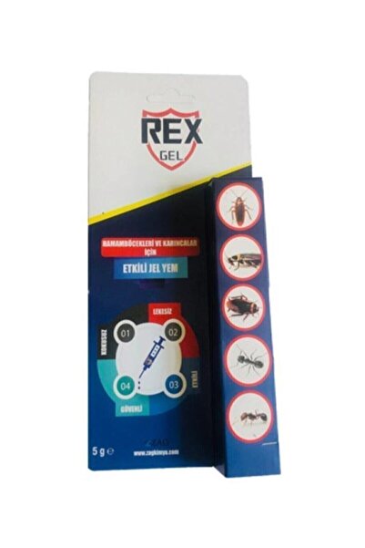 Genel Markalar Rex Gel Etkili Jel Yem Hamamböceği Ve Karıncalar Için 5 Gr