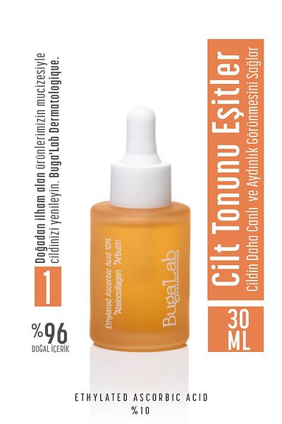 BugaLab Skin Care Serum - Brightening and Renewing, High Concentration Vitamin C