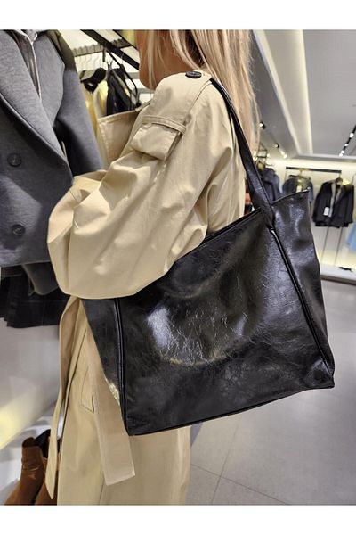 Mercan Stores Women's Black Multi-Useful Vintage Look Classic Shoulder Bag
