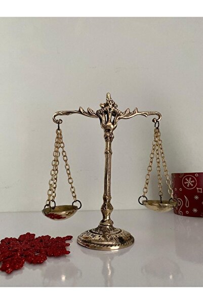 hediye Pirinç Adalet Terazisi Ofis Dekoru Avukat Si
