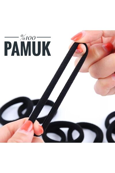 Monalisa Set de catarame pentru femei negre - 100% bumbac, 10 bucăți cauciuc Xxlboy