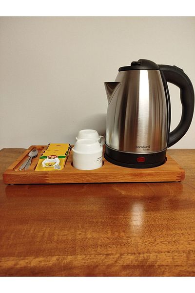 AR&MA WOOD 10 Pieces Kettle Presentation Tray, Hotel Presentation Tray, Cup Tea Coaster, Kettle Presentation Tray, Tray Beech
