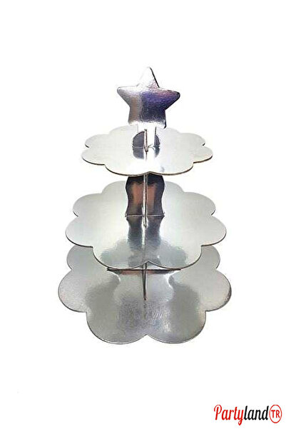 PartylandTR GOLD GÜMÜŞ CUPCAKE STANDI