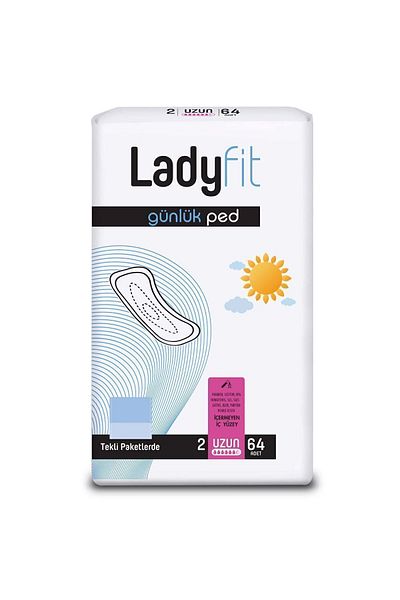 Lady Fit Ladyfit 64 Pads Daily Long Pad