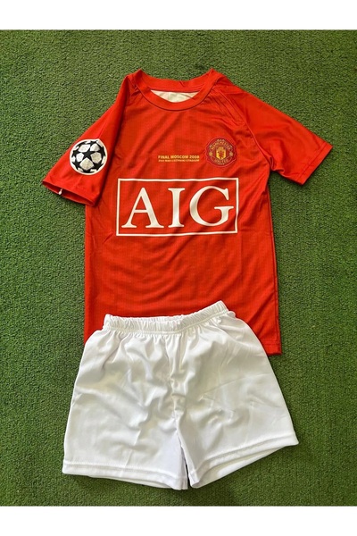 yenteks رونالدو 2008 نهائي موسكو - سوار جيرسي لكرة القدم للأطفال هدية Snm377