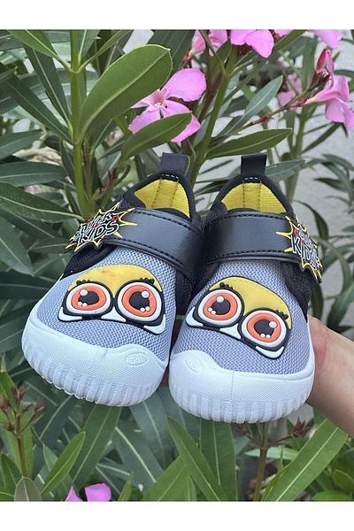 Bold Boutique Παιδικές παντόφλες Νηπιαγωγείο Σπίτι Σχολικά Παπούτσια Μαλακή αντιολισθητική σόλα Velcro Nursery Shoes