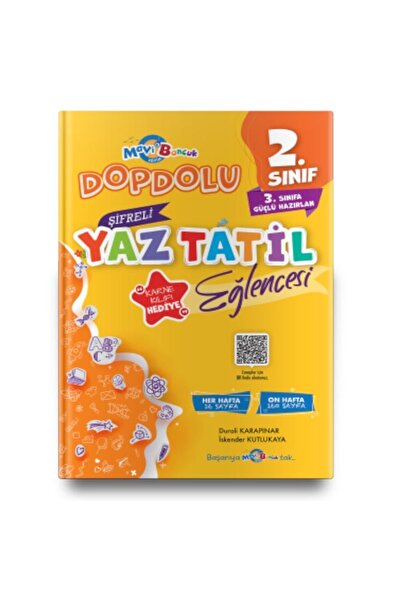 mavi boncuk eğitim Mavi Boncuk Yayınları 2. Sınıf Şifreli Yaz Tatil Kitabı