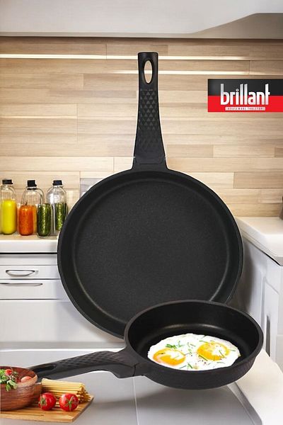 Brillant Luxury 2-Piece Cast Iron Frying Pan Set 20/24 cm Frying Pan Set