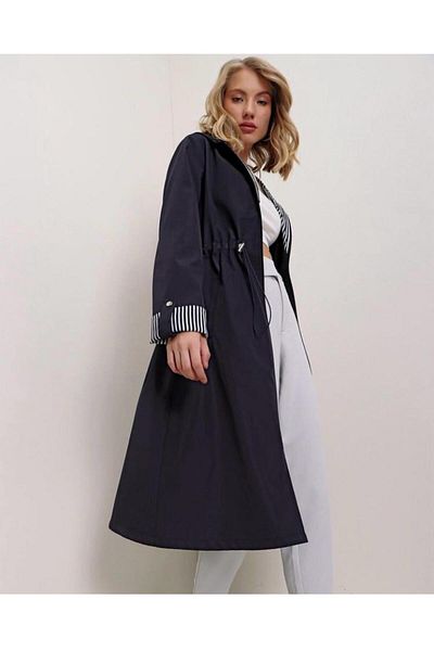 Esse Striped Trench Cap