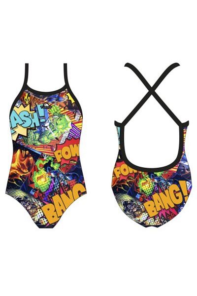 TURBO Costum de baie pentru fete Happy Kids - Costum de baie pentru fete SU