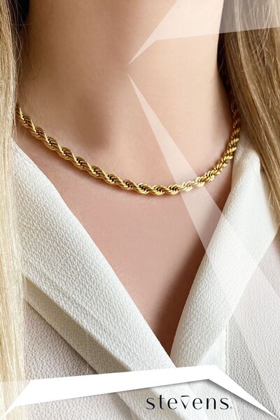 STEVENS قلادة من الفولاذ المقاوم للصدأ غير قابلة للتشوه