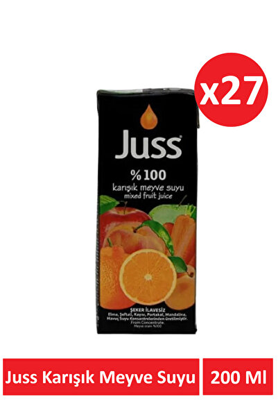 JUSS %100 Karışık Meyve Suyu 200ml