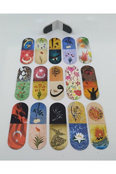 Giftsturkiye Small Size Conservative Bookmarks with Magnets Inside (15 Pieces)