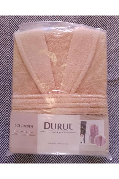 Durul Pamuklu bornoz M beden gri