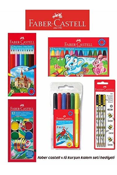 Faber Castell Öğrenci 4'lü Boyama Seti