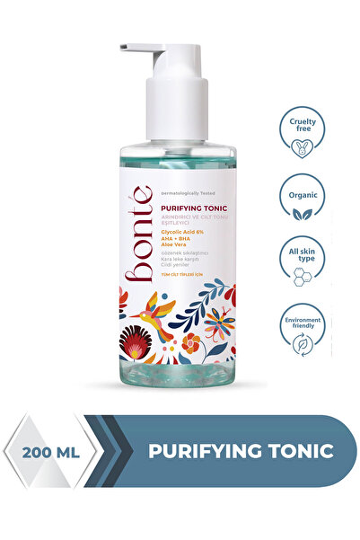 Bonté Care Tonik (Glycolik Acid 6%) Gözenek Sıkılaştırıcı ve Arındırıcı 200 ml