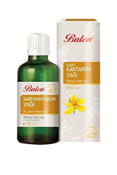 Balen Sarı Kantaron Yağı 50 Ml. Kantaron Yağı 50 Cc. Cam Şişe