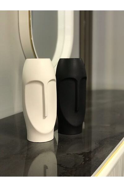 EDDA DSG Stoneface Renkli Vazo 2'li Set