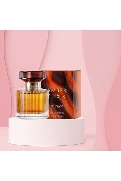 Oriflame Orijinal Amber Elixir EdP Etkileyici ve Kalıcı Oryantal ve Odunsu Kadın Parfümü 42495AmberPRO