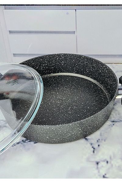 BRE HOME 24 Cm Crushed Granite Cooking Pot Rice Pot, 3-4 Persons