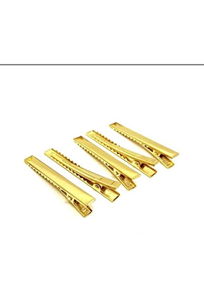 Hepimizin Κλιπ αλιγάτορα σε χρυσό χρώμα - 5,5 cm, 35 τεμάχια