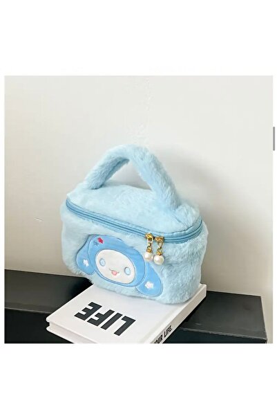 Genel Markalar Cinnamoroll Sakura Kawai Sanrio Peluş Makyaj Kozmetik Seyahat Bebek Bakım Düzenleyici El Çantası