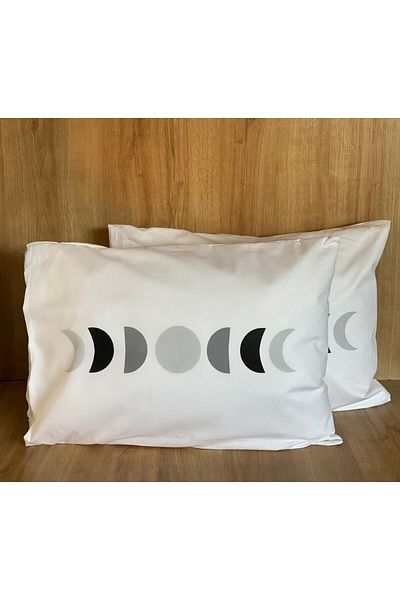 ELFHOME Moon Set of 2 Pillowcases