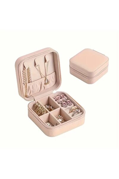 Areos حقيبة سفر - منظم تخزين المجوهرات والمجوهرات بسحاب