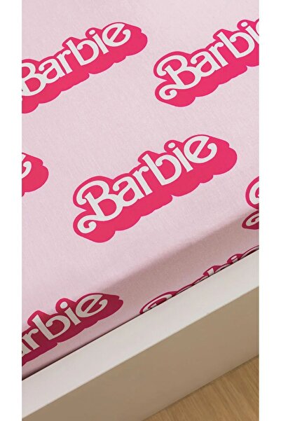 LC Waikiki Lcw Home Pink Barbie Printed - Single Baby Bedsheet