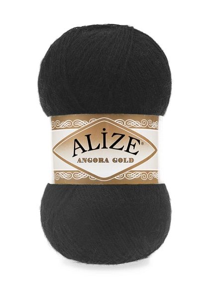Alize Angora Gold Black 60 100 Gr550 Mt