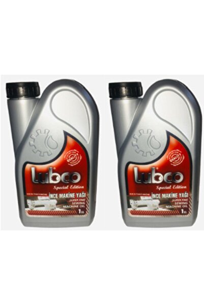 LUBCO Ince Makine Yağı 1lt (Toplam 2 Adet Fiyatıdır)