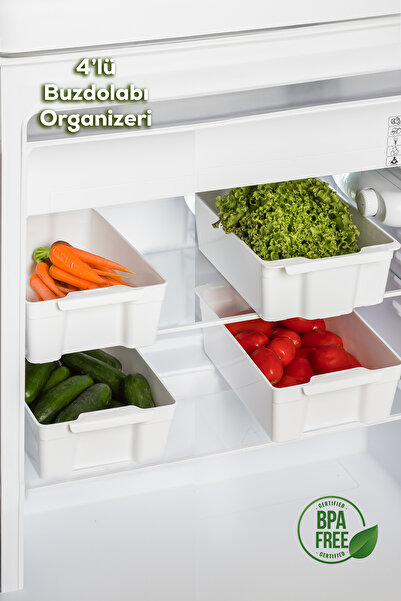 Porsima 229 Frigider - Organizator interior, capac și container de depozitare coș