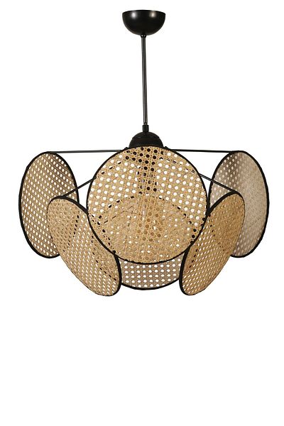Lumexx HERA - 6-Piece Rattan Chandelier Cylinder Set