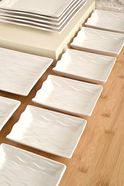 ShoppingPortal 6-Person White Rolyefli Breakfast Set