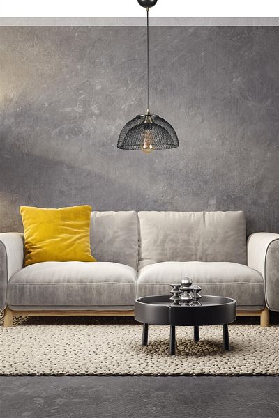Lumexx Black UFO Single Pendant Lamp