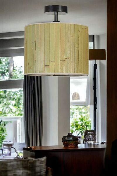 Lumexx BAMBU 03 - PLAFONIER CHANDELIER WITH LAMP SHADE