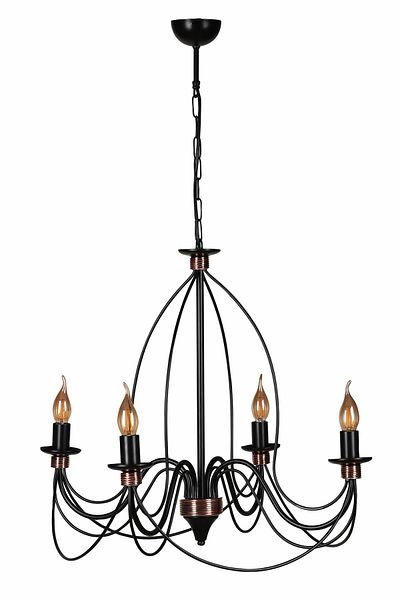 Lumexx Berfin Black Rustic Set of 4 - 7755-4