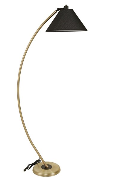 Lumexx Hilal Eskitme Lambader Hasır Siyah Abajurlu