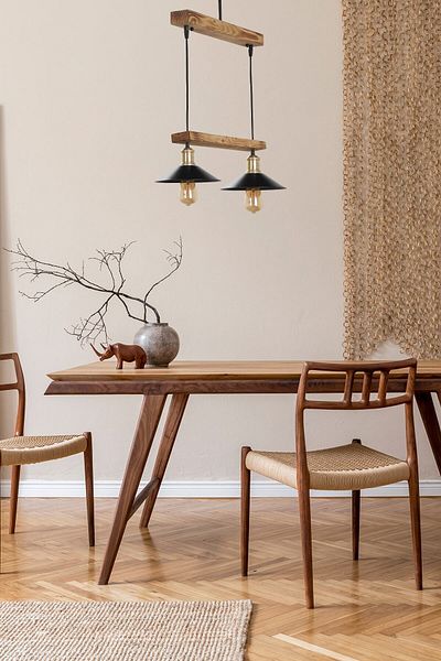 Lumexx David 2 - Li Burnt Row Metal Headed Pendant Lamp
