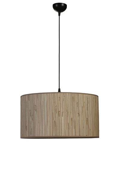 Lumexx BAMBU 09 - Single Pendant Chandelier with Lampshade