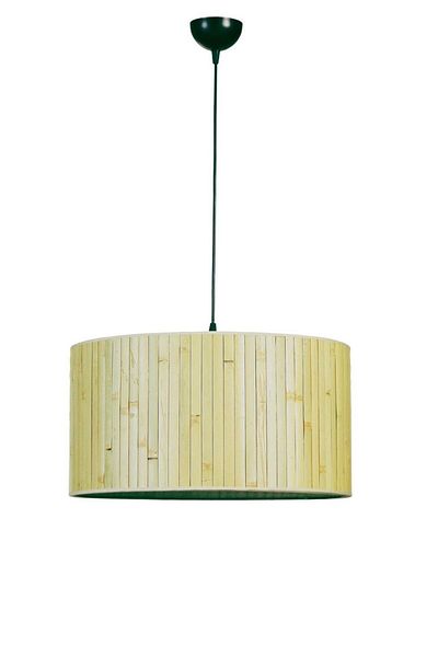 Lumexx BAMBU 08 - Single Pendant Chandelier with Lampshade