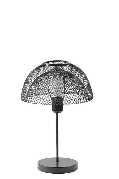 Lumexx UFO Headed Black Table Lamp