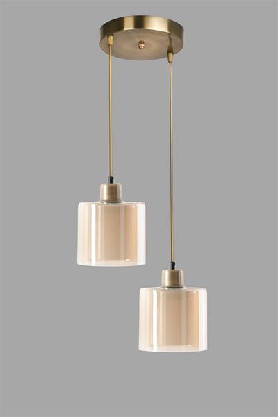 Lumexx New Sahara - Antique Pendant Lamp with 2 Trays