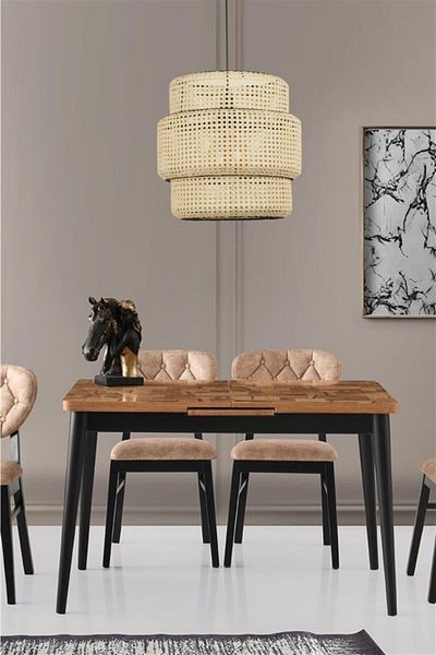 Lumexx Single Asel Rattan Pendant Lamp