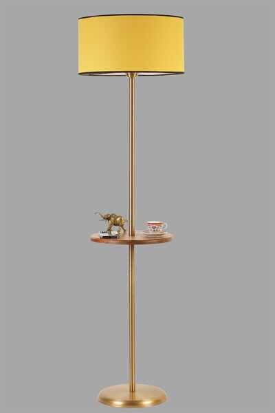 Lumexx MERCAN ESKİTME SEHPALI SİLİNDİR HARDAL LAMBADER